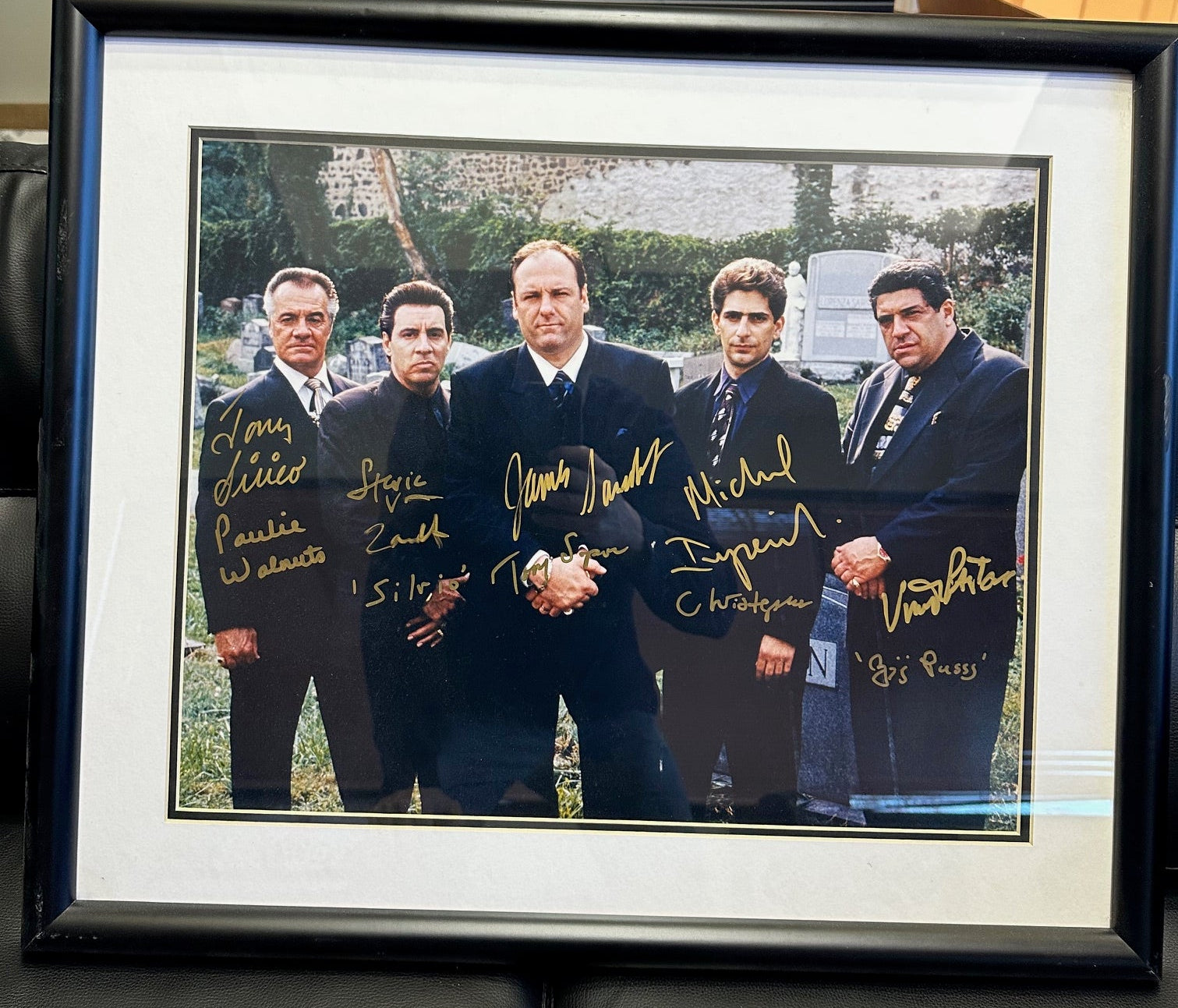 Sopranos Cast Signed Photo