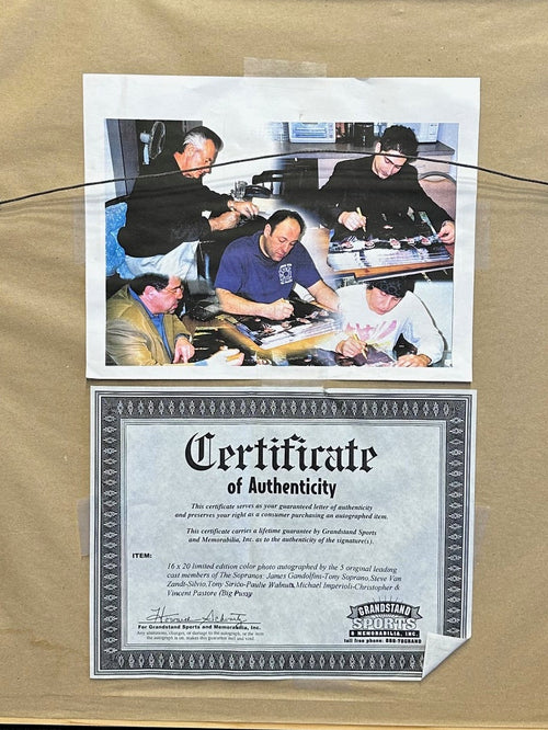 Sopranos Cast Signed Photo